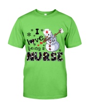 Nurse i love being a nurse gift for you Classic T-Shirt tile