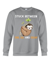 Sloth stuck between sloth lover Crewneck Sweatshirt front