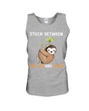 Sloth stuck between sloth lover Unisex Tank tile