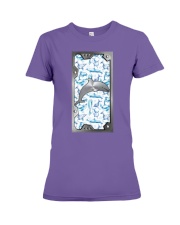 Dolphin cute icon dolphin lovers Premium Fit Ladies Tee tile