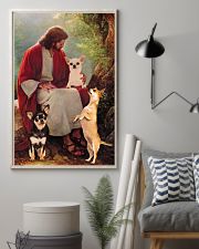 Chihuahua Sitting with Him on Eden Garden 11x17 Poster lifestyle-poster-1