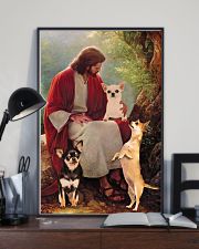 Chihuahua Sitting with Him on Eden Garden 11x17 Poster lifestyle-poster-2