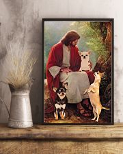 Chihuahua Sitting with Him on Eden Garden 11x17 Poster lifestyle-poster-3