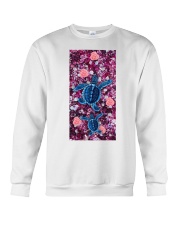 Turtle pink and red turtle lovers Crewneck Sweatshirt tile