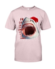 Shark fla la la la christmas gift for shark lover Premium Fit Mens Tee tile