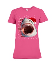 Shark fla la la la christmas gift for shark lover Premium Fit Ladies Tee tile