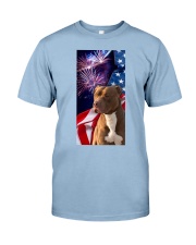 PitBull America firework Gift for you Premium Fit Mens Tee tile