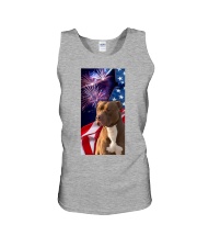 PitBull America firework Gift for you Unisex Tank tile