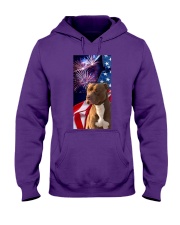 PitBull America firework Gift for you Hooded Sweatshirt tile