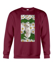 Chihuahua on the daisies chihuahua lovers Crewneck Sweatshirt tile