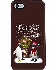 Penguin Christmas begins gift for penguin lovers Phone Case tile