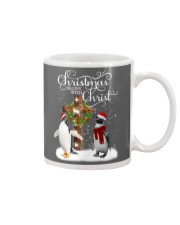Penguin Christmas begins gift for penguin lovers Mug tile
