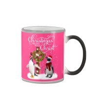 Penguin Christmas begins gift for penguin lovers Color Changing Mug tile