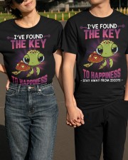 Turtle stay away idiots turtle lovers Classic T-Shirt apparel-classic-tshirt-lifestyle-front-146