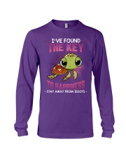 Turtle stay away idiots turtle lovers Long Sleeve Tee tile