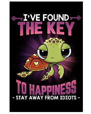 Turtle stay away idiots turtle lovers Vertical Poster tile