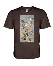 Hummingbird Fly to the sky Gift for you V-Neck T-Shirt tile