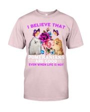 Pomeranians are good gift for dog mom Premium Fit Mens Tee tile
