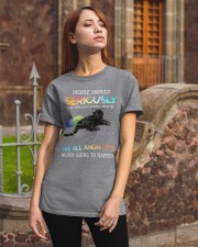 Black Cat People should Seriously Gift for you Classic T-Shirt apparel-classic-tshirt-lifestyle-06