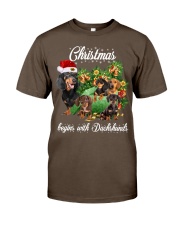 Lp 5 Dachshund box sweater Premium Fit Mens Tee tile