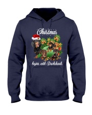 Lp 5 Dachshund box sweater Hooded Sweatshirt tile