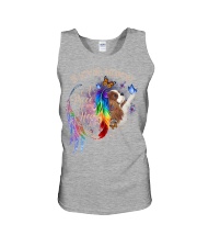 Cavalier king a piece of my heart dog mom Unisex Tank tile