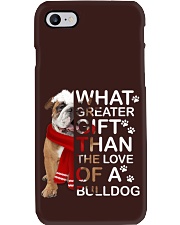 Bulldog what greater gift dog lover Phone Case tile