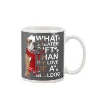 Bulldog what greater gift dog lover Mug tile