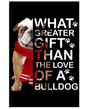 Bulldog what greater gift dog lover Vertical Poster tile