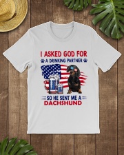 Dachshund is drinking partner Gift for u Classic T-Shirt lifestyle-mens-crewneck-front-18