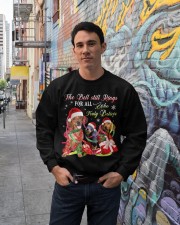 Lp 65 Dachshund the bell still rings sweatshirt Crewneck Sweatshirt lifestyle-unisex-sweatshirt-front-2