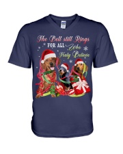 Lp 65 Dachshund the bell still rings sweatshirt V-Neck T-Shirt tile