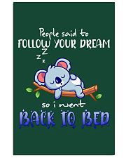 Koala Follow your dream Gift for U Vertical Poster tile