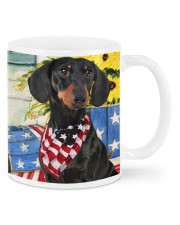 Dachshund Sweet dog USA flag Gift for you Mugs tile