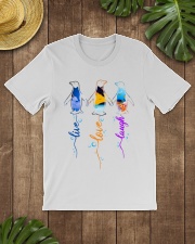 Penguin live love laugh Classic T-Shirt lifestyle-mens-crewneck-front-18