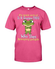Frog annoying people frog lovers Premium Fit Mens Tee tile