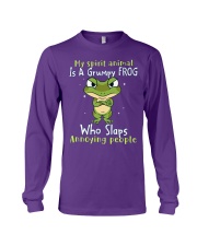 Frog annoying people frog lovers Long Sleeve Tee tile