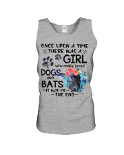 Bat dog it was me the end bat lovers Unisex Tank tile