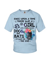 Bat dog it was me the end bat lovers Youth T-Shirt tile