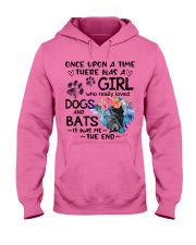 Bat dog it was me the end bat lovers Hooded Sweatshirt tile