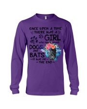 Bat dog it was me the end bat lovers Long Sleeve Tee tile