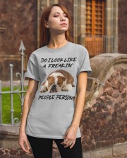 Bulldog freakin people person bulldog lovers Classic T-Shirt apparel-classic-tshirt-lifestyle-06