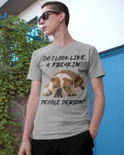 Bulldog freakin people person bulldog lovers Classic T-Shirt apparel-classic-tshirt-lifestyle-17