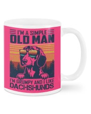 Dachshund a simple old man dachshund lover dog mom Mugs tile