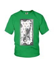 Cat cute icon cat lovers cat mom Youth T-Shirt tile