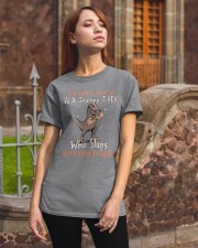 T rex annoying people t rex lover Classic T-Shirt apparel-classic-tshirt-lifestyle-06