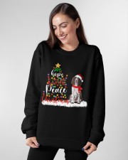 English Springer Spaniel Joy Love Hope Crewneck Sweatshirt apparel-crewneck-sweatshirt-lifestyle-front-13