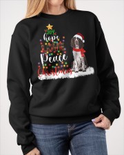 English Springer Spaniel Joy Love Hope Crewneck Sweatshirt apparel-crewneck-sweatshirt-lifestyle-front-40