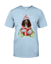 English Springer Spaniel warm winter christmas Classic T-Shirt tile