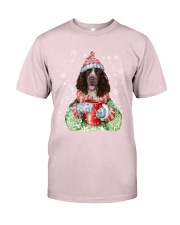 English Springer Spaniel warm winter christmas Premium Fit Mens Tee tile